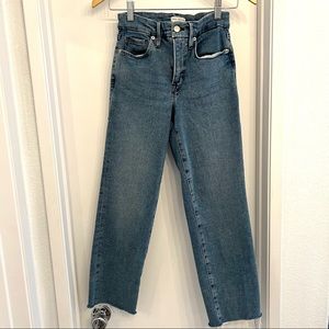 NWOT Good American Straight Leg Jeans